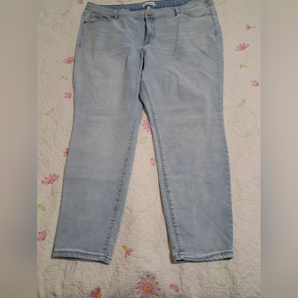 Lane Bryant women's high rise skinny jeans, size 24.